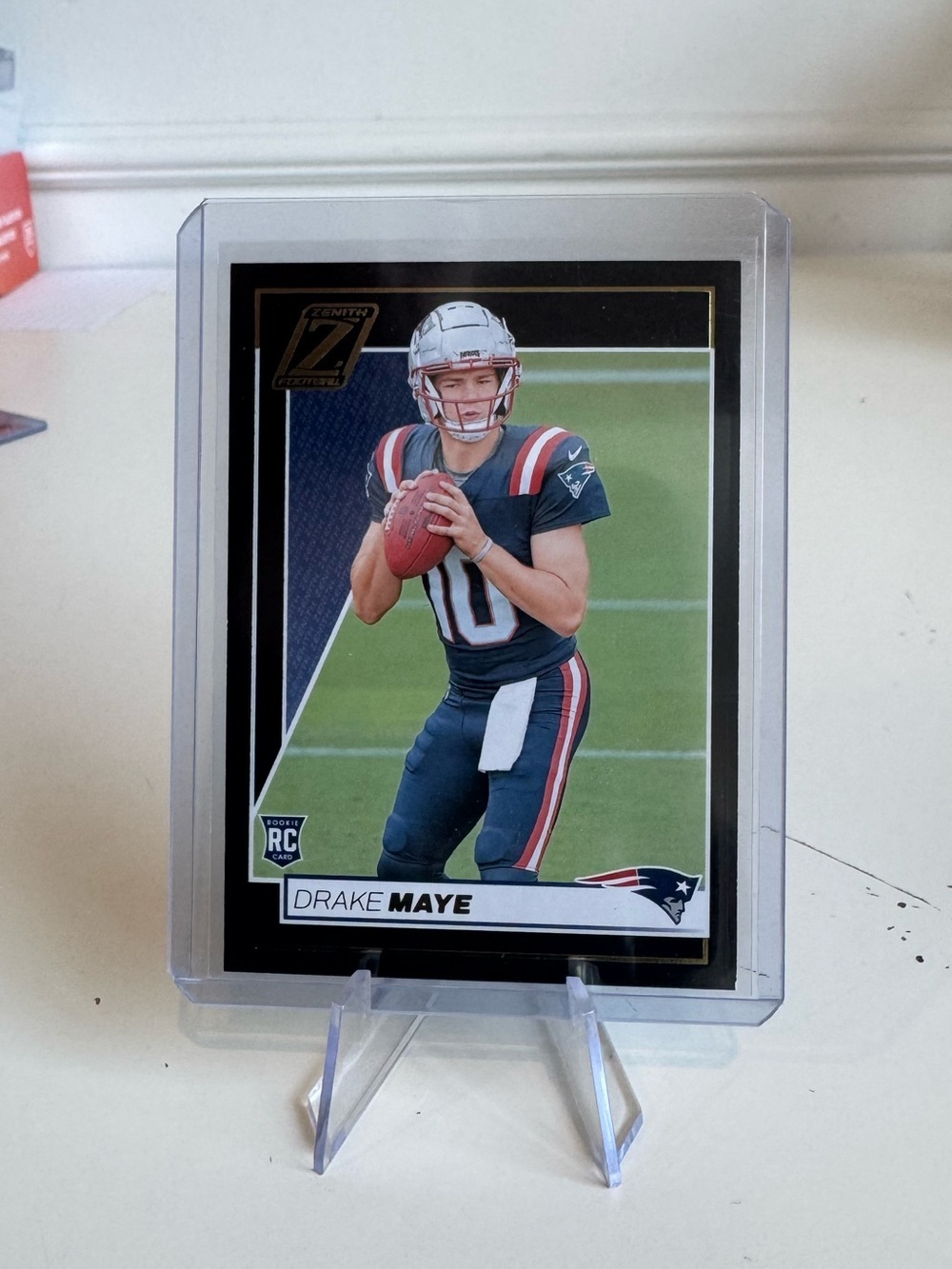 🔥 2024 Drake Maye Panini Zenith Rookie Card.New England Patriots